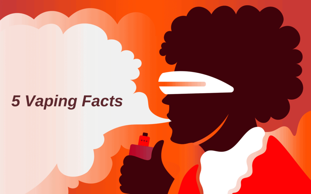 Five vaping facts blog cover illustration